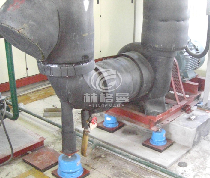 東莞市政府行政辦事中心空調(diào)風(fēng)冷熱泵減振降噪治理工程實例